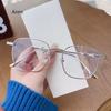 Square Myopia Glasses for Women Men Eyeglasses Metal Frame Prescription Eyewear 0~-6.0 Diopter Gafas De Lectura
