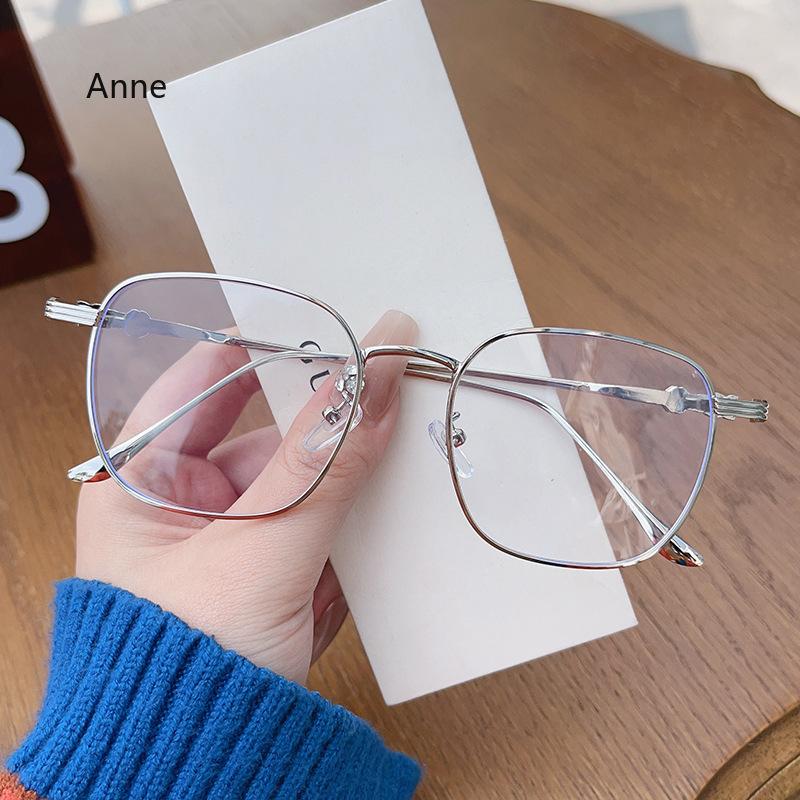 Square Myopia Glasses for Women Men Eyeglasses Metal Frame Prescription Eyewear 0~-6.0 Diopter Gafas De Lectura