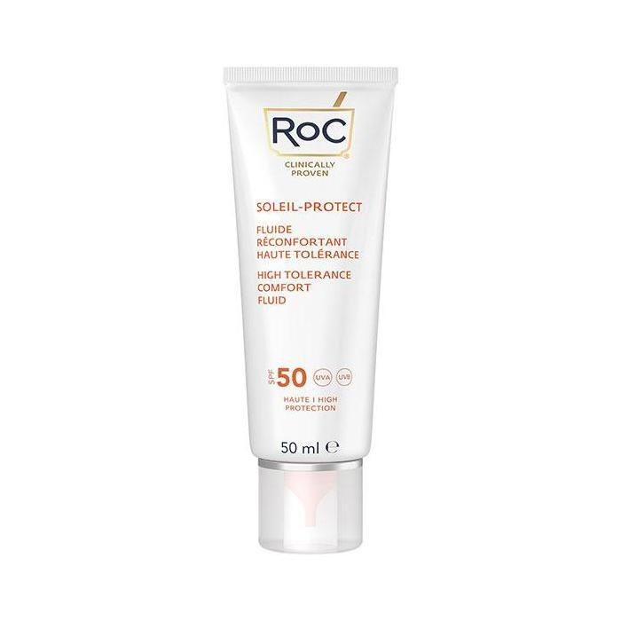 RoC Soleil Protect Fluide Réconfortant Haute Tolérance SPF50 - 50ml