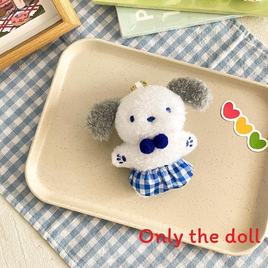 Cartoon Shorts Dog Rabbit Panda Plush Toy Keychain For Kids And Car Decor
