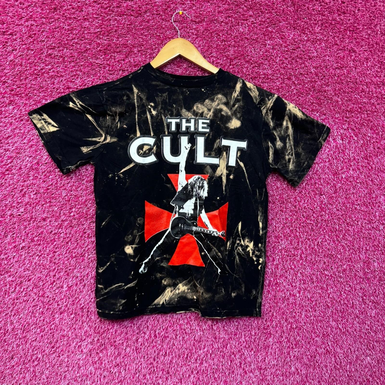 

Культовое шоу The Cult Sonic Temple Goth в Greek Bleach Dye, размер маленький XXXL