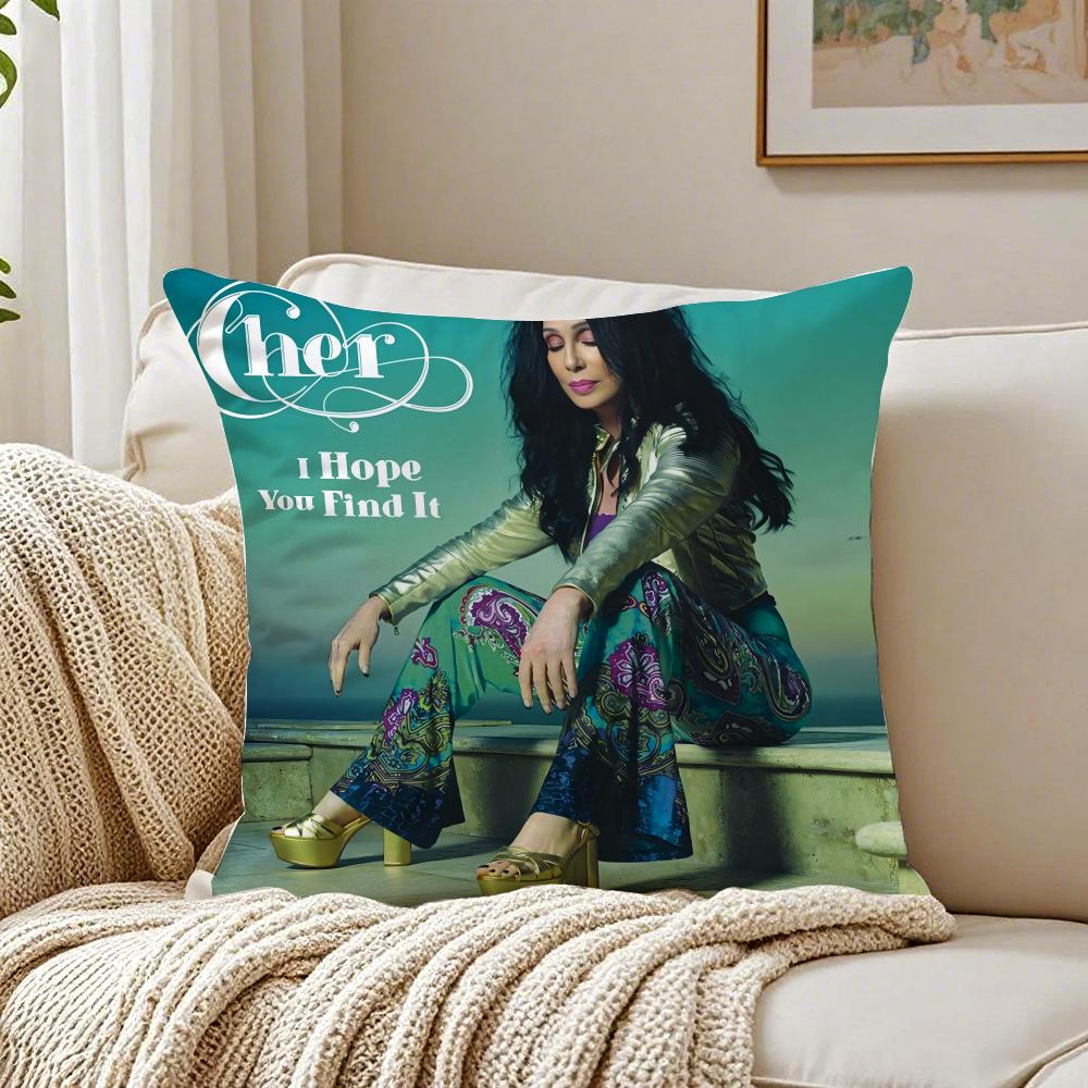 Cute CCherS Cushion Cover Pillowcase Antidustmite living Room Sofa Decor Cushion Room