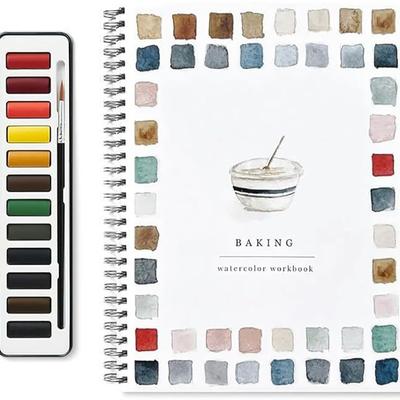Watercolor Workbooks Beginner-Friendly Watercolor Workbooks Art Crafts Painting Supplies Water Color Book For Kids Adults
