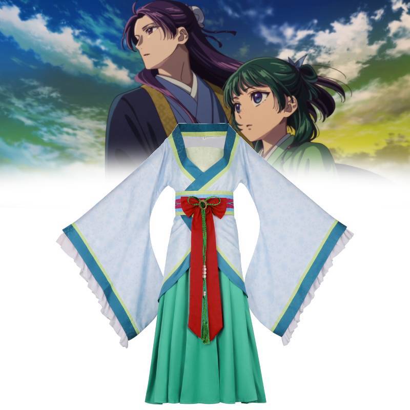 The Apothecary Diaries Cosplay Costume For Women With Traditional Embroidery For Anime Role Play