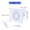 Low Noise Ventilation Fan Household Exhaust Fan with Remote Control Attic Pipe Ventilation Extractor Bathroom Duct Fan