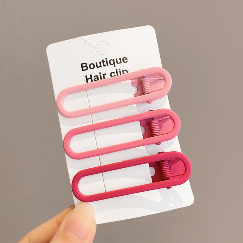 Women Hair Clip Ultra-tight Seamless Side Bangs Hairpin Korean Style Duckbill Makeup Hairpin