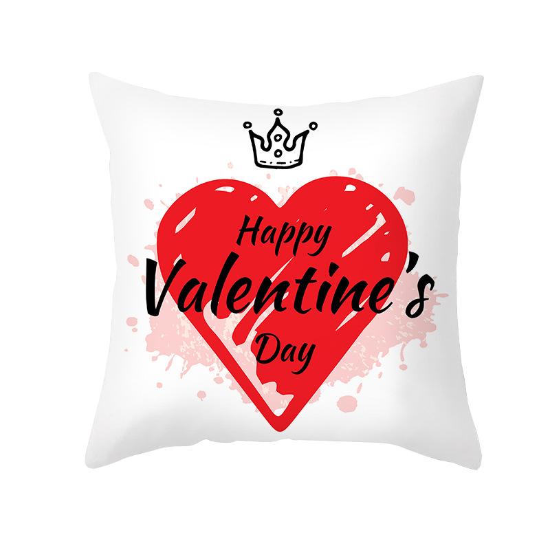 New Valentine's Day Theme Pillow Cover Home Pillow Cushion Cover