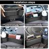 Car Seat Gap Filler Organizer With Cup Holder, 2 Pack Adjustable Leather Car Side Seat Storage Box, Multifunction Interior Storage Organizer For