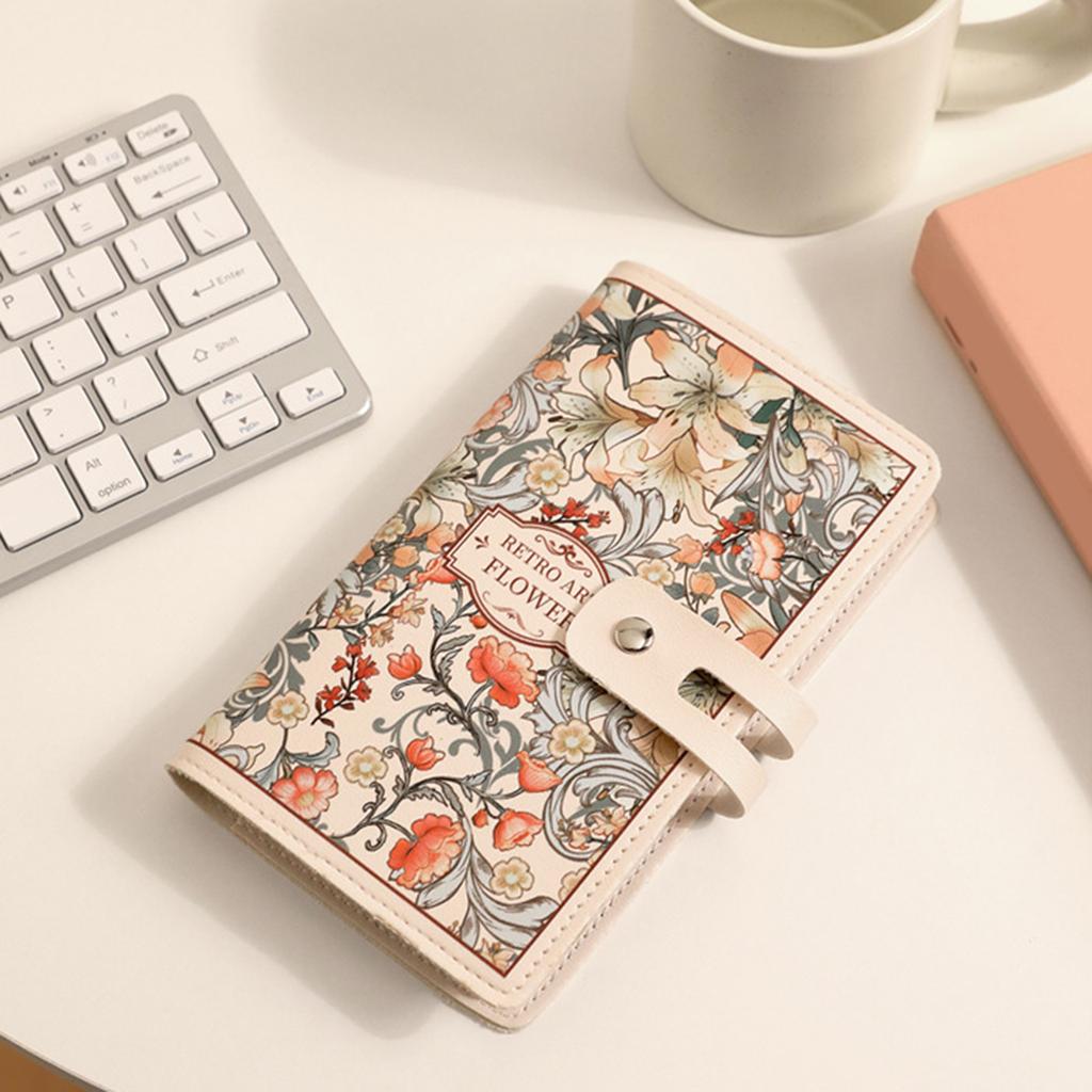 Stylish PVC Card Holder for Women With 20 Slot Large Capacity Organizers Waterproof Document Storage Pouch