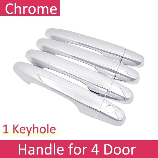For Honda Civic 9 2012 2013 2014 2015 Luxuriou Chrome Door Handle Cover Trim Catch Cap Bowl Car Stickers Accessories Garnish ABS
