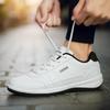 Fashion Leather Men Shoes Sneakers Trend Casual Shoe Italian Breathable Leisure Male Sneakers Non-slip Footwear Men Vulcanized Shoes
