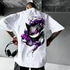 Pokémon Anime Gengar Merchandise Bedrukt T-shirt Zomer Heren en Dames T-shirt Trendy Los Casual Y2K Korte Mouw 2026 Nieuw