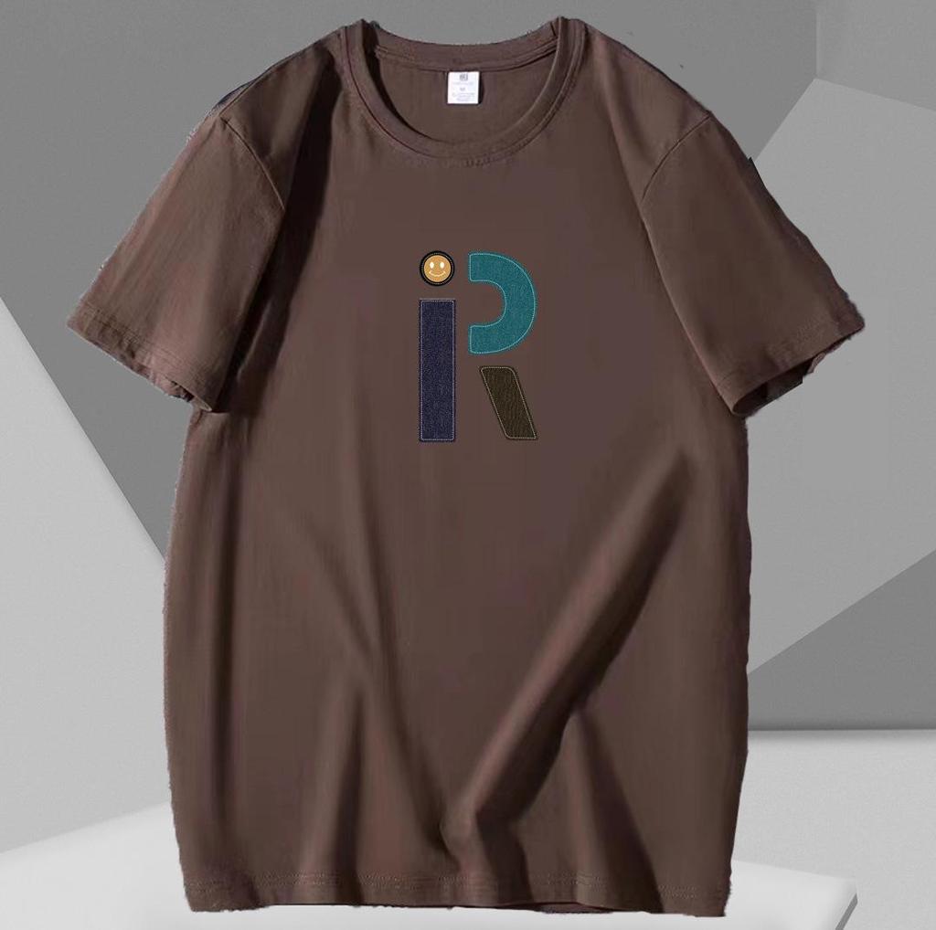 Men's Plus Size Korean Style Crew Neck Short Sleeve T-Shirt