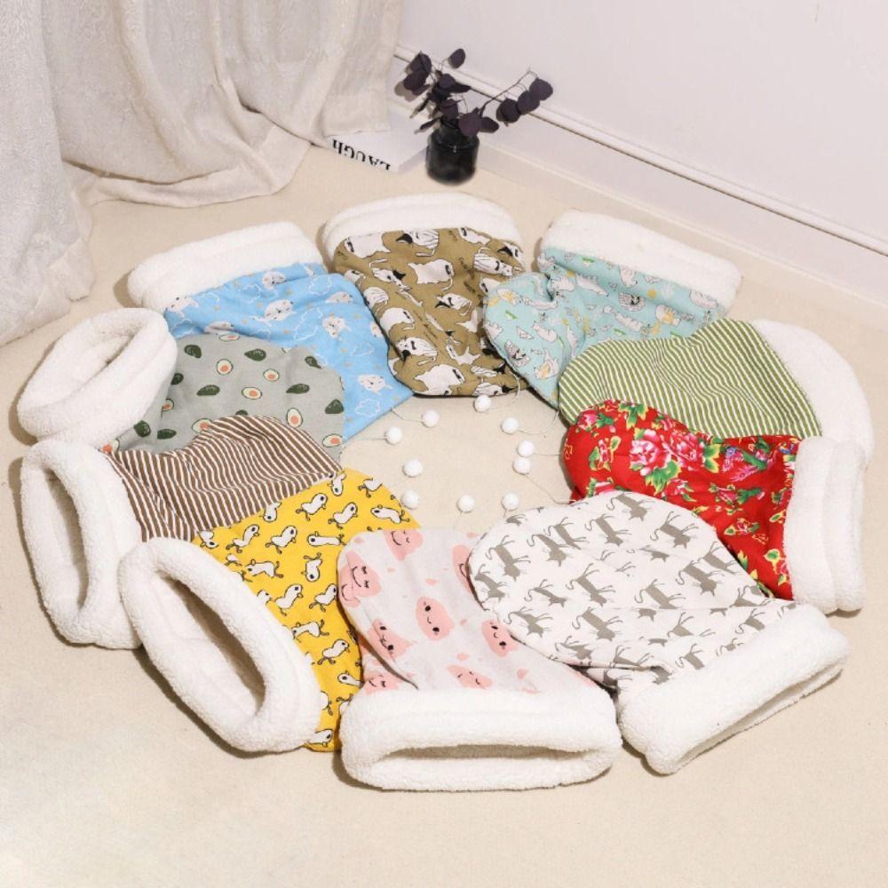 

Plush Sleep Sack Cat Bed Winter Warm Cat Cave Bed Cute Cat Sleeping Bag 01