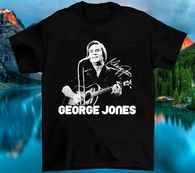 Inspired George Jones Signature Heavy Cotton Black Size S-4XL Unisex T-Shirt Unisex T-Shirt