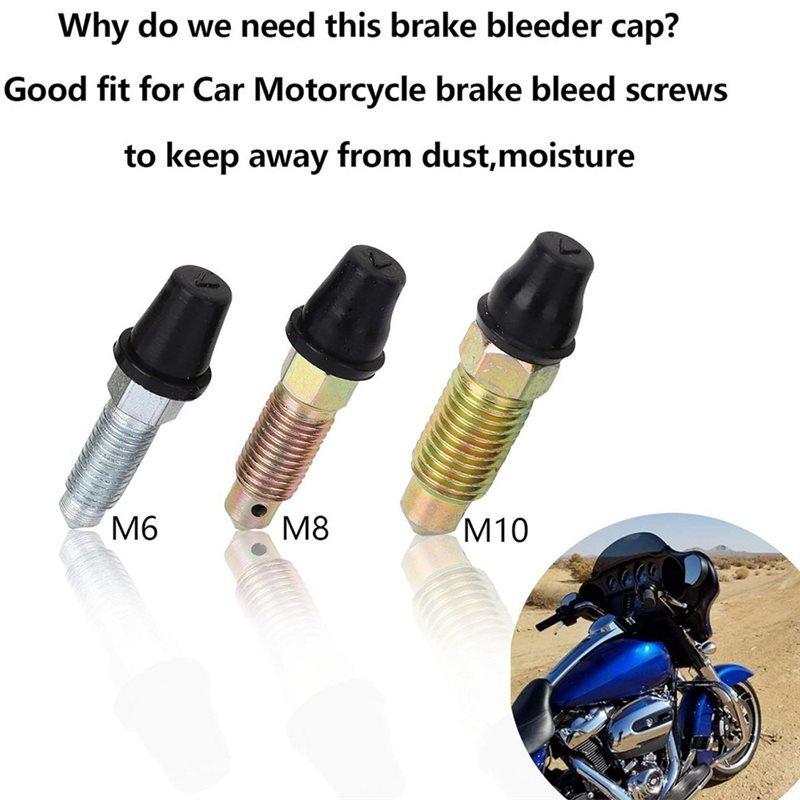 Brake Bleeding Hose With One Way Check Valve, 4 PCS Brake Bleeder Kit Tube For Car Motorcycle Clutch