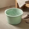 Foot Soaking Tub Rolled Rim Washing Lightweight for Home Cream