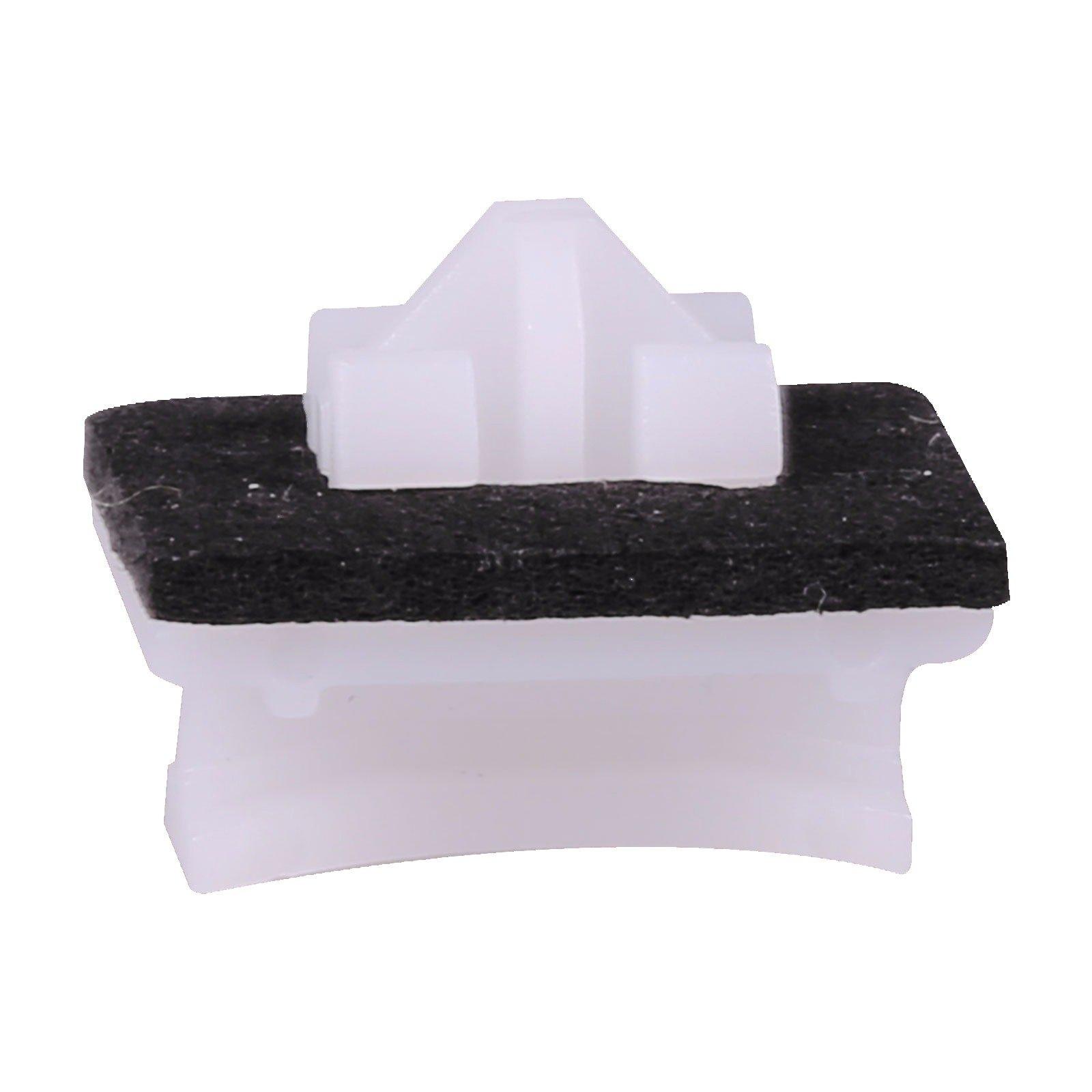 

ECF707 10 Pieces Panel Clips, White with seal for Ford: 4069907 Bross Auto Parts Made In Turkey