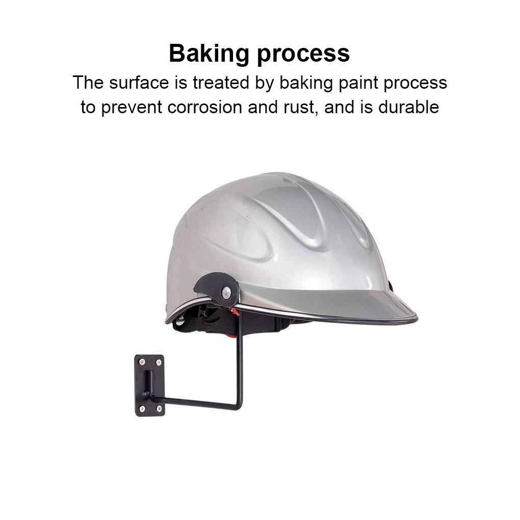 Wall Mount Helmet Holder Displaying Hanger Accessory Hanging Shelves Metal Headgear Racks Display Rack Storage Shelf