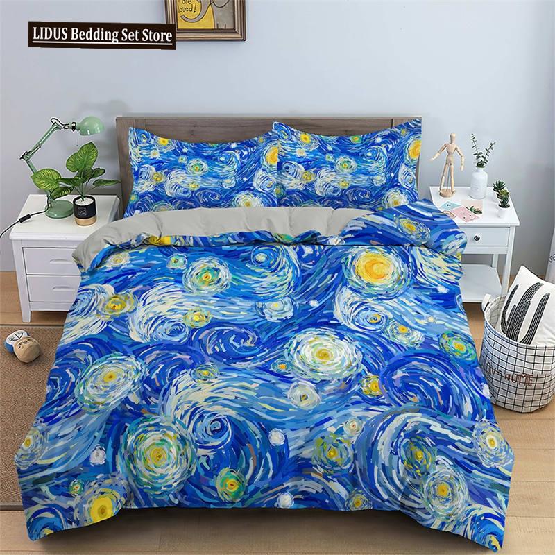 Almond Blossom By Van Gogh Duvet Cover Set Floral Flower Bedding Set For Girl Nordic Comforter Cover Queen King Size Bedding Set