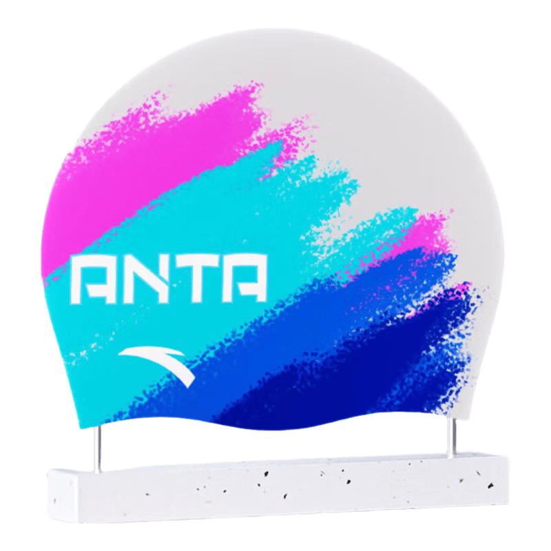 ANTA Unisex Silicone Swim Cap - Chinese Dragon Series