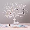 Creative Deer Ornament Jewelry Stand: Hallway Desktop Storage Rack & Earring Holder for Living Room