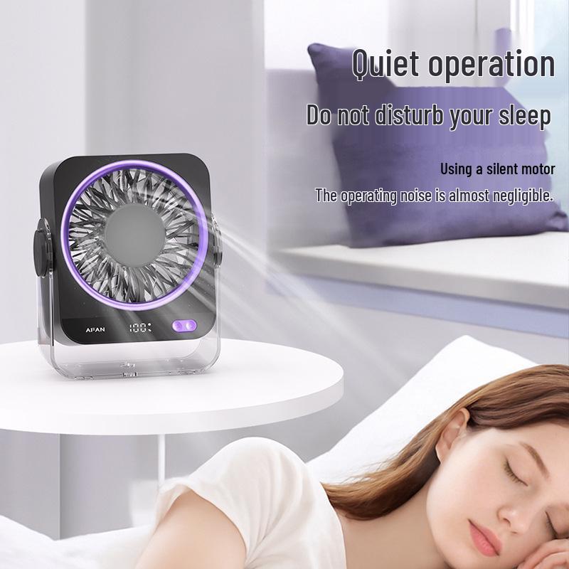 Silent Mini Desktop Cooling Fan - Ideal for Office and Gifts