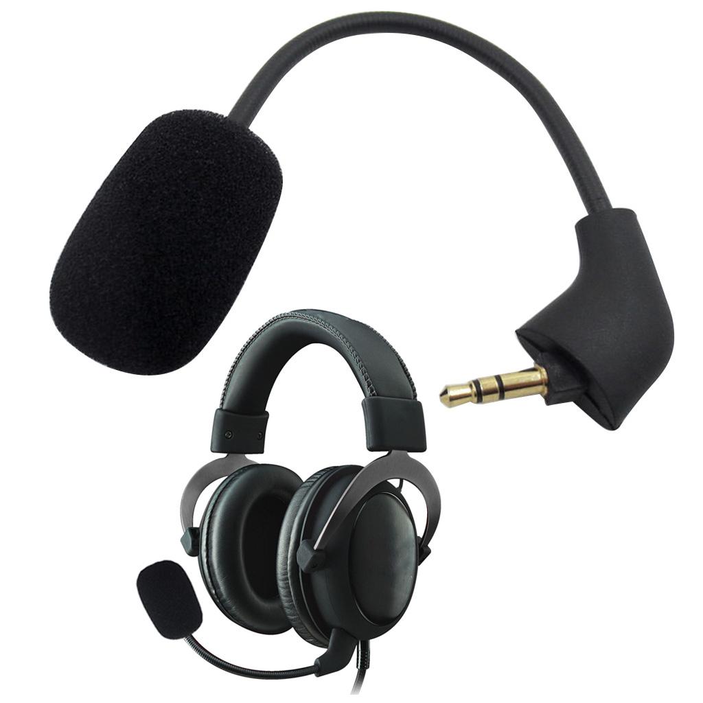 3.5 Mm Microphone Headsets Headphones Game Microphone Bendable 360 Degrees Microphones Headphones Mic Accessories