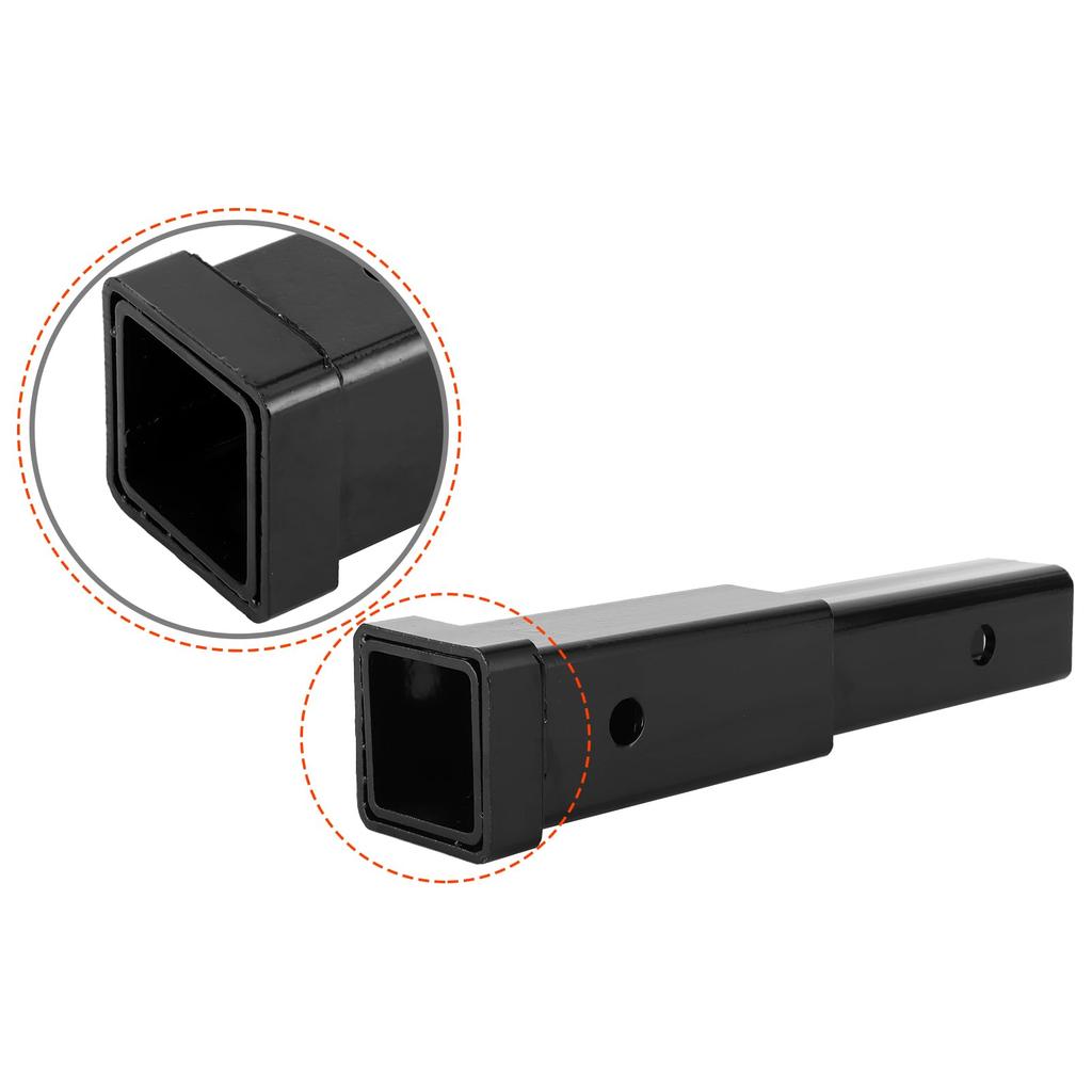Car Hitch Receiver Extension Adapter for GTW/500 lbs TW Tow Bars, Car Trailer Connector, Dustproof and Corrosion-Resistant, 33cm Long