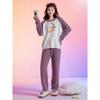 Sweet Banana Pajamas for Women Winter Half Velvet Warm Coral Velvet Home Clothes Can Be Worn