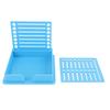 Sticky Note Holder with Stencil Self Sticky Note Holder Clip with Template Pad Organizer Dispenser for Desk Office Home School Supplies