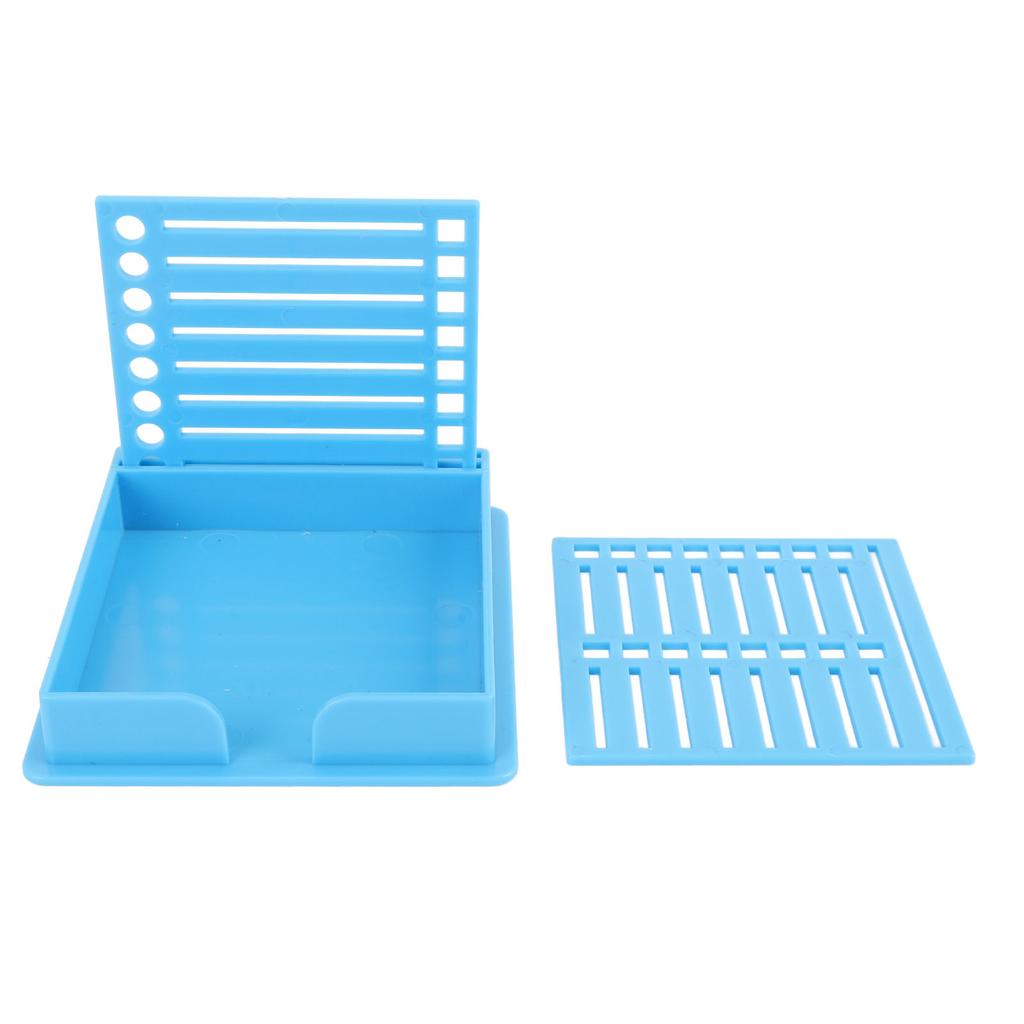 Sticky Note Holder with Stencil Self Sticky Note Holder Clip with Template Pad Organizer Dispenser for Desk Office Home School Supplies