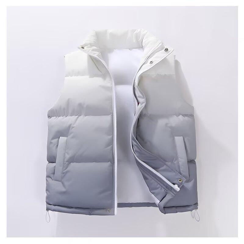 New autumn and winter warm vest versatile model gradually coat cold zipper vest