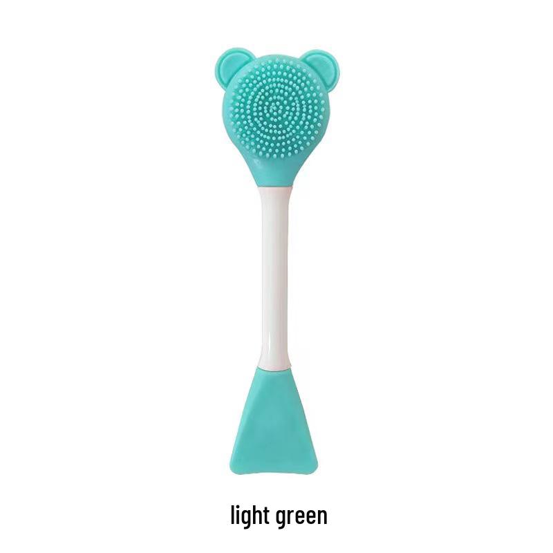 Dual-Ended Silicone Facial Mask Brush for DIY and Beauty Salon Use