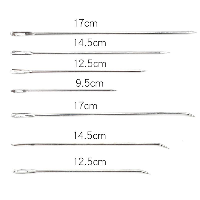 Large Burlap Knitting Bag with Thickened Needle and Snakeskin Pattern