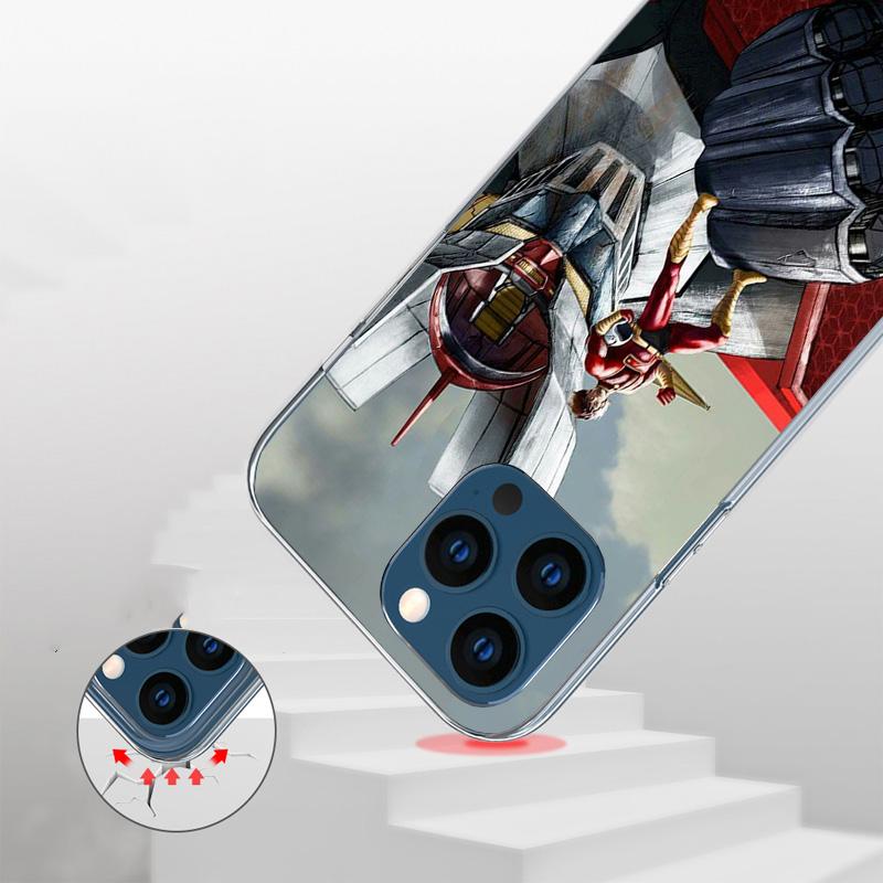 Manga Mazinger Z Anime Phone Case For iPhone 17 Air 16 Pro Max 16E 15 + 14 Plus 11 12 13 Mini 7 8 SE Gift Print Cover Fundas 17
