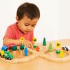 DIY Assembly Children Wooden Train Rail Signal Light Track Accessories Toy  Kindergarten