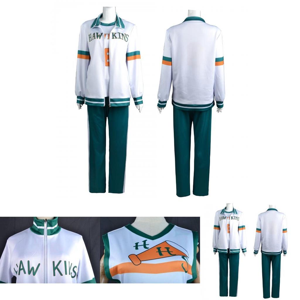 Hawkins Tigers Cheerleader Costume Set For Stranger Things Season 4 Cosplay