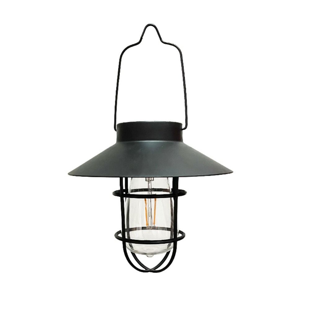 Retro Hanging Tent Lamp Vintage Landscape Light Atmosphere Light Solar Lantern Lamp  Outdoor