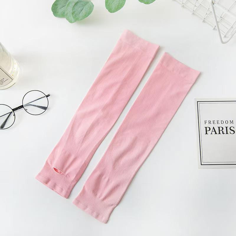 Gradient Color UV Protection Ice Silk Sleeves - Unisex Sun Protection Arm Guards