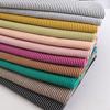 wide 1mm stripe 97% cotton+3% spandex knitting elastic fabric DIY sewing clothing cloth 175cm wide 100% tissu
