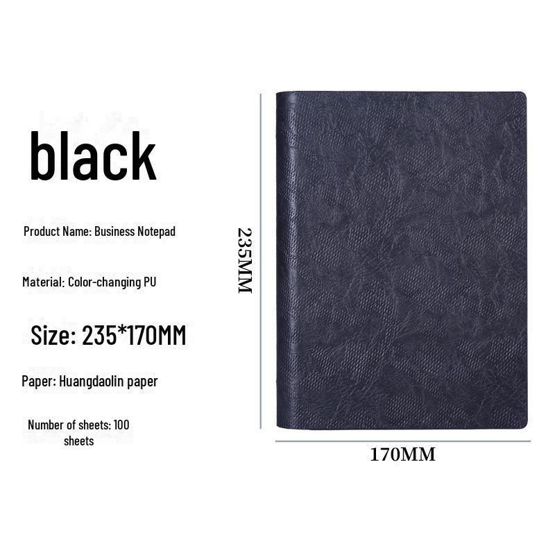 A5 Notizblock: Superdickes Business-Notizbuch mit individuellem Logodruck für Büromeetings