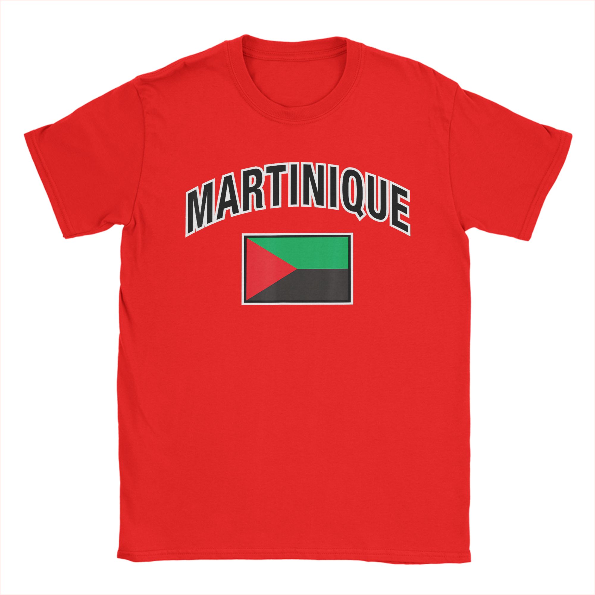 

Martinique Flag 100 Cotton T Shirt For Unisex Summer Y2K Funny TShirts O Neck Fashion Tees Oversize Cheap Clothing S