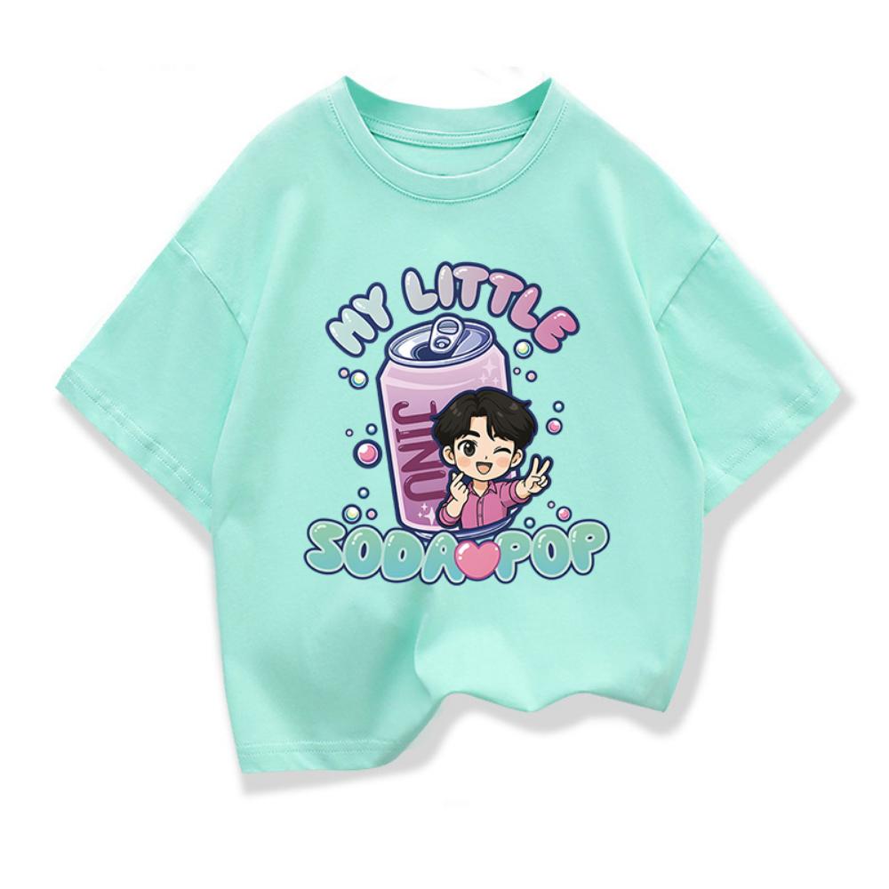 Girls Fashion Clothes 2026 Summer Short-Sleeve T Shirts My Little Soda Pop Graphic Kids  Loose Tees Children's Casual Tee