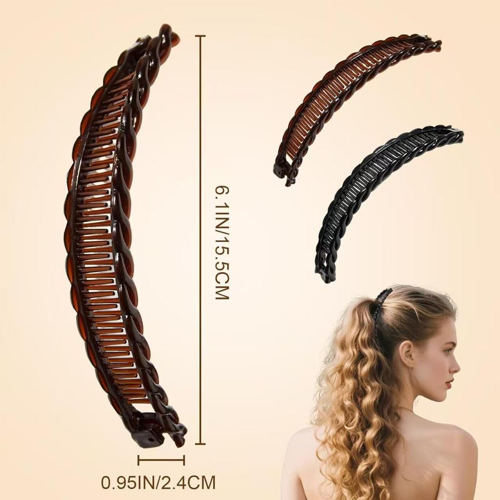 Korean Style Double Comb Hair Accessory for Bun & Updo