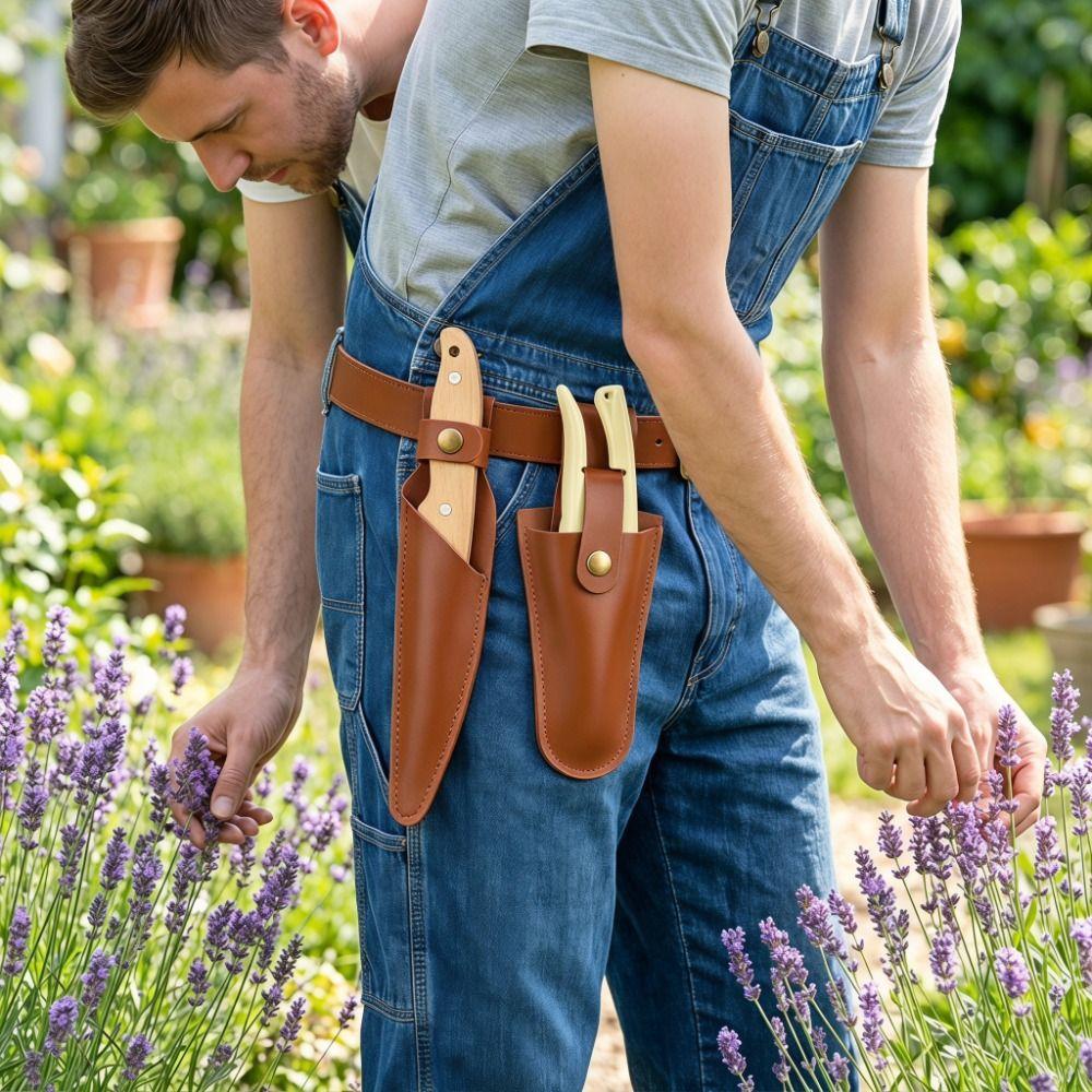 Gürtelschlaufe Lederzange Abdeckung Schutzabdeckung Gartenschere Halter Outdoor Tragen