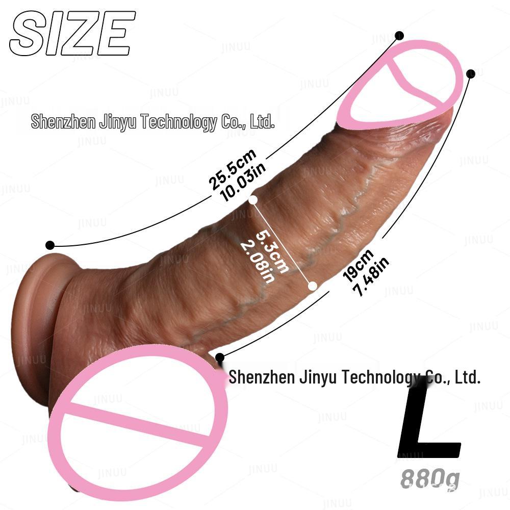 Realistic Soft Flesh Dildo for Women Self-Stimulation