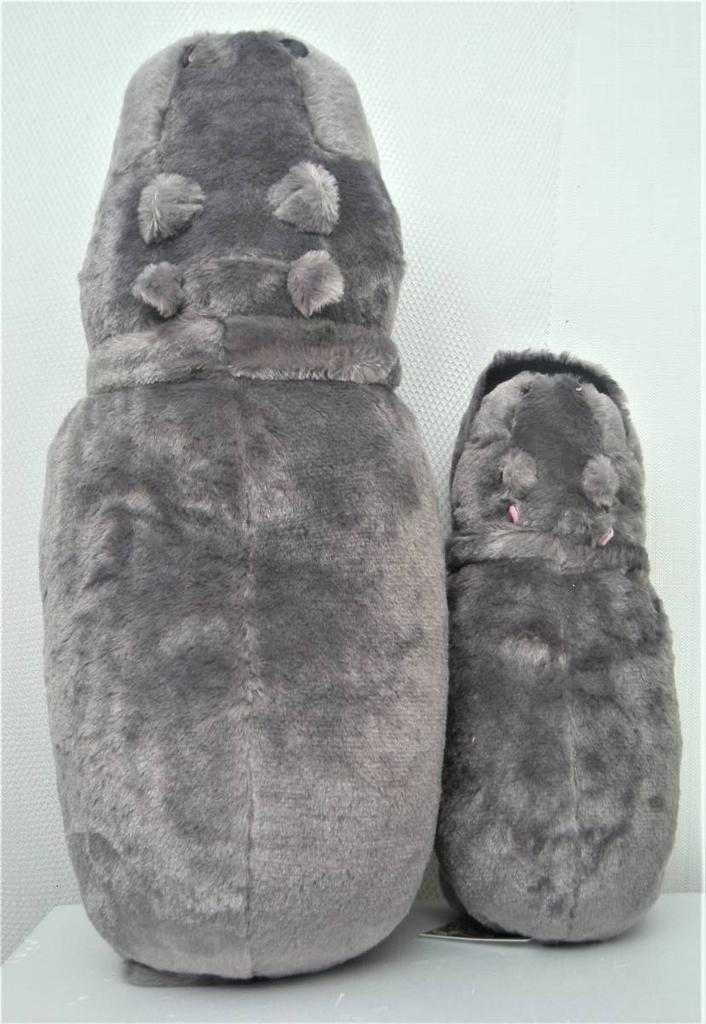 Shakurel Planet BIG Plush Toy and MB Plush Toy Shakurel Hippo Parent and Child Set (L 45cm) (L 30cm)