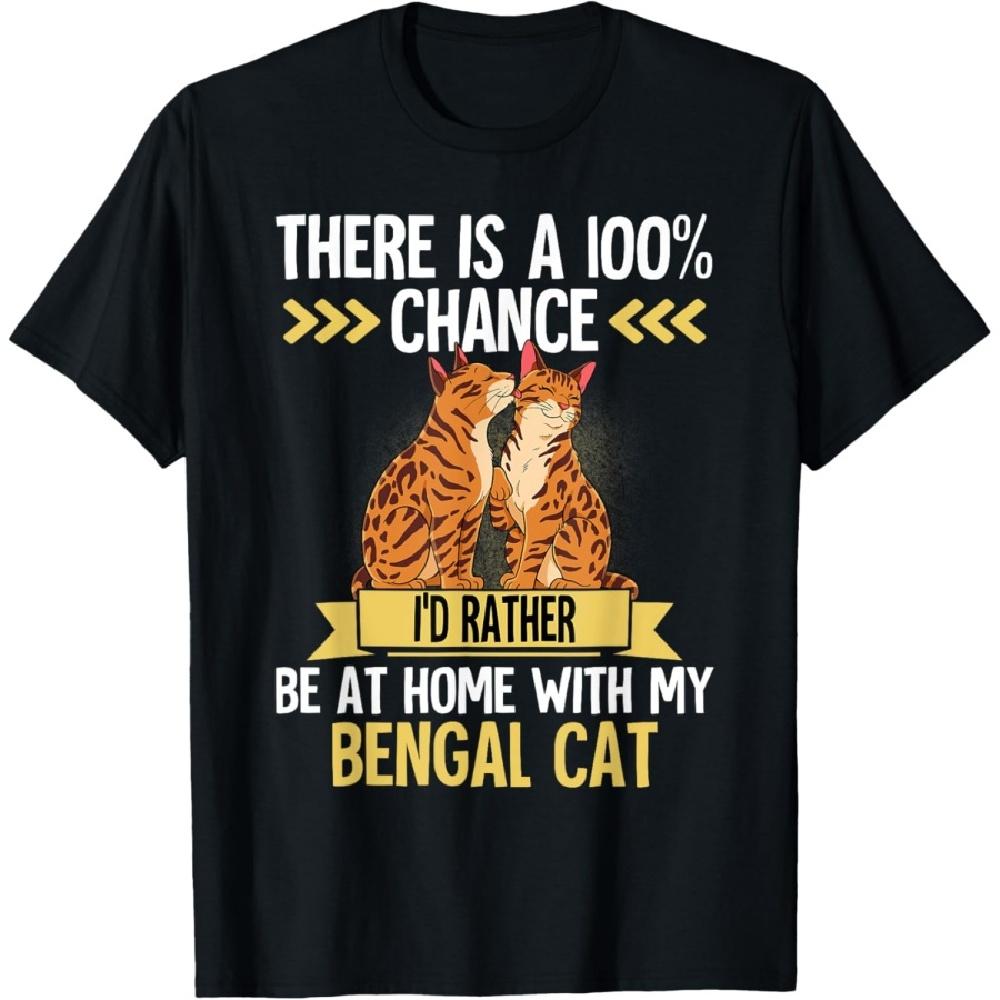 

Bengal Cat T-Shirt for Men Women Girls Kids S