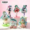 In Stock Hatsune Miku Collection, Princess Lolita Punk Pastoral Style Lollipop Exquisite Figure, Collectible Anime Ornament
